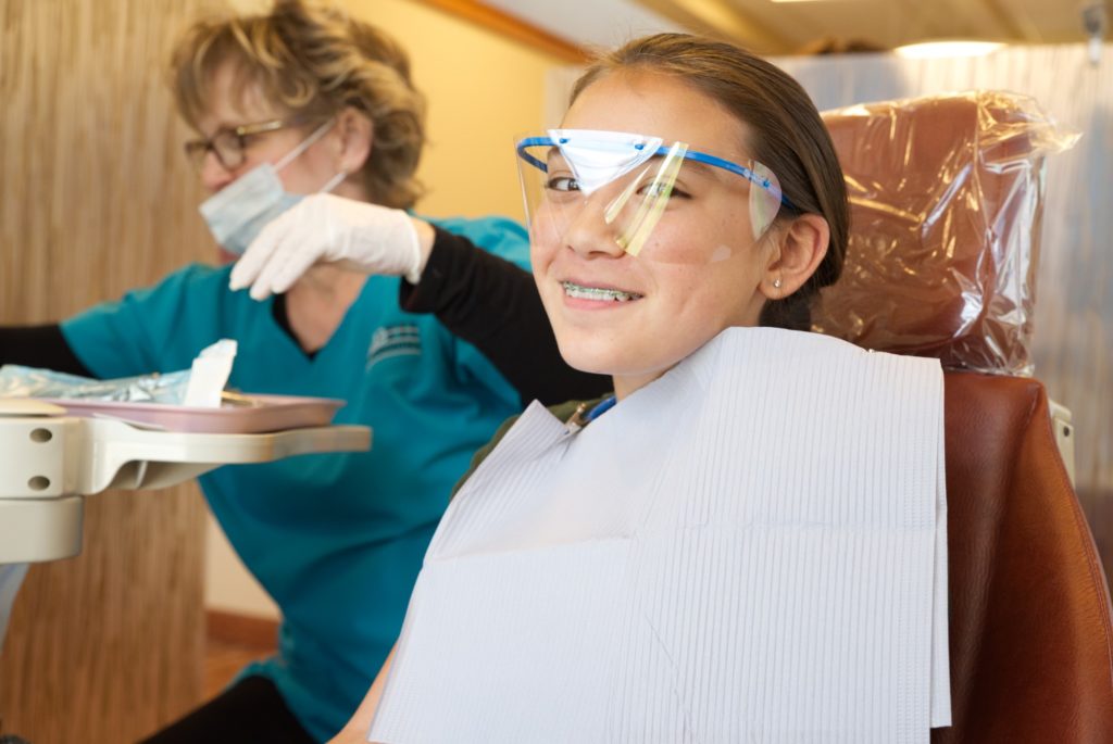 teen patient smiling